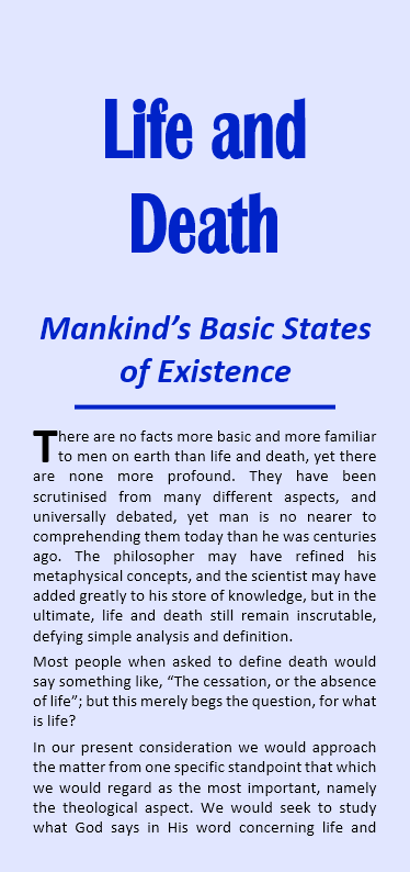 Life and Death