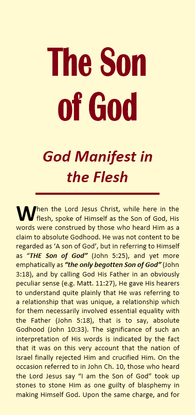 The Son of God