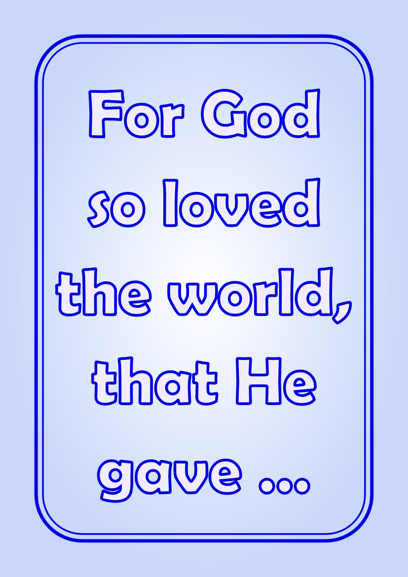 For God so Loved the World